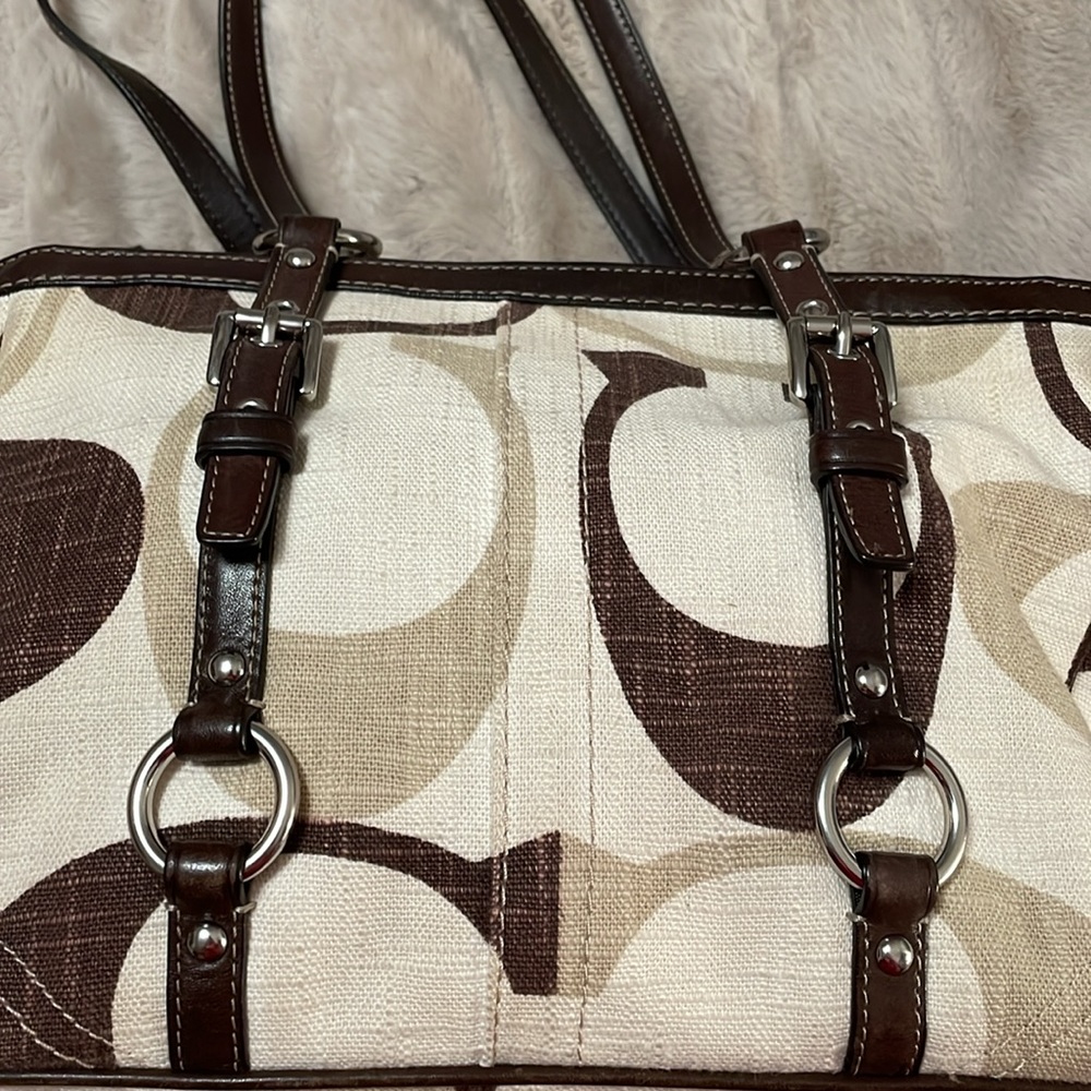 Coach gallery canvas tote bag B24 - Picture 4 of 15